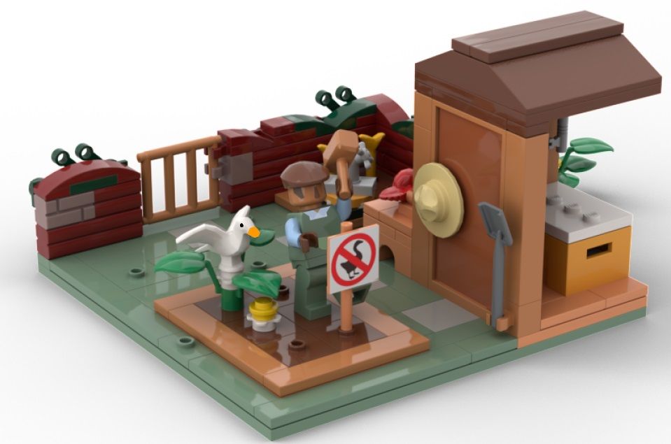 Fan-Proposed Untitled Goose Game Lego Set Lets You Beak Havoc