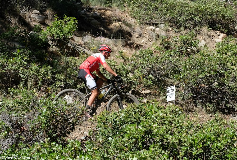 Howard Grotts (Specialized) chasing Swenson during lap two.
