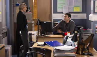 Lisa and Kit in Coronation Street