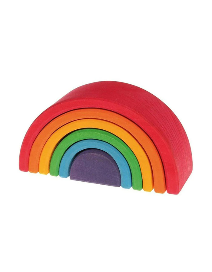 Wooden Rainbow Tunnel - 6 Piece