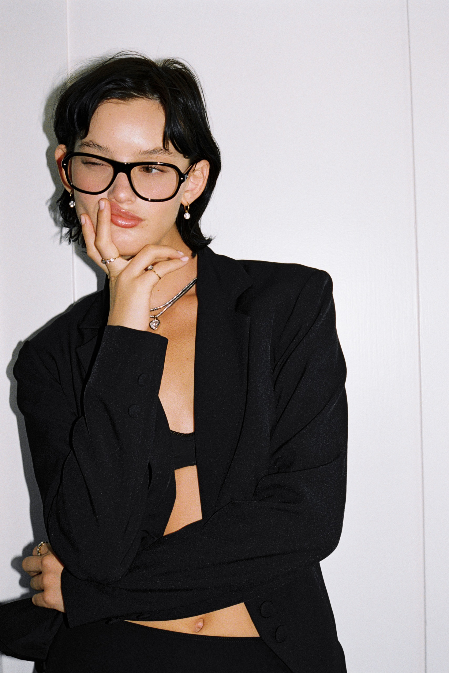 campaign photos of Molly Dickson's jewelry collaboration with Aurate for Fall 2026