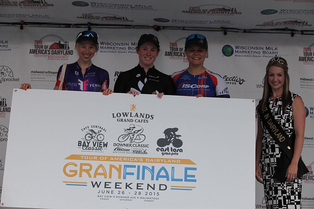 The overall sprint winners