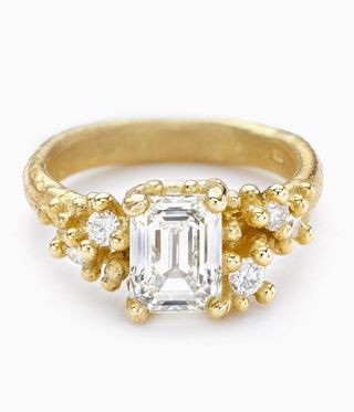 Gold diamond ring, one of ruth tomlinson engagement rings