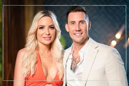 Melinda (left) and Layton (right from MAFS Australia posing for a photo