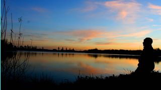 Tench fishing lake