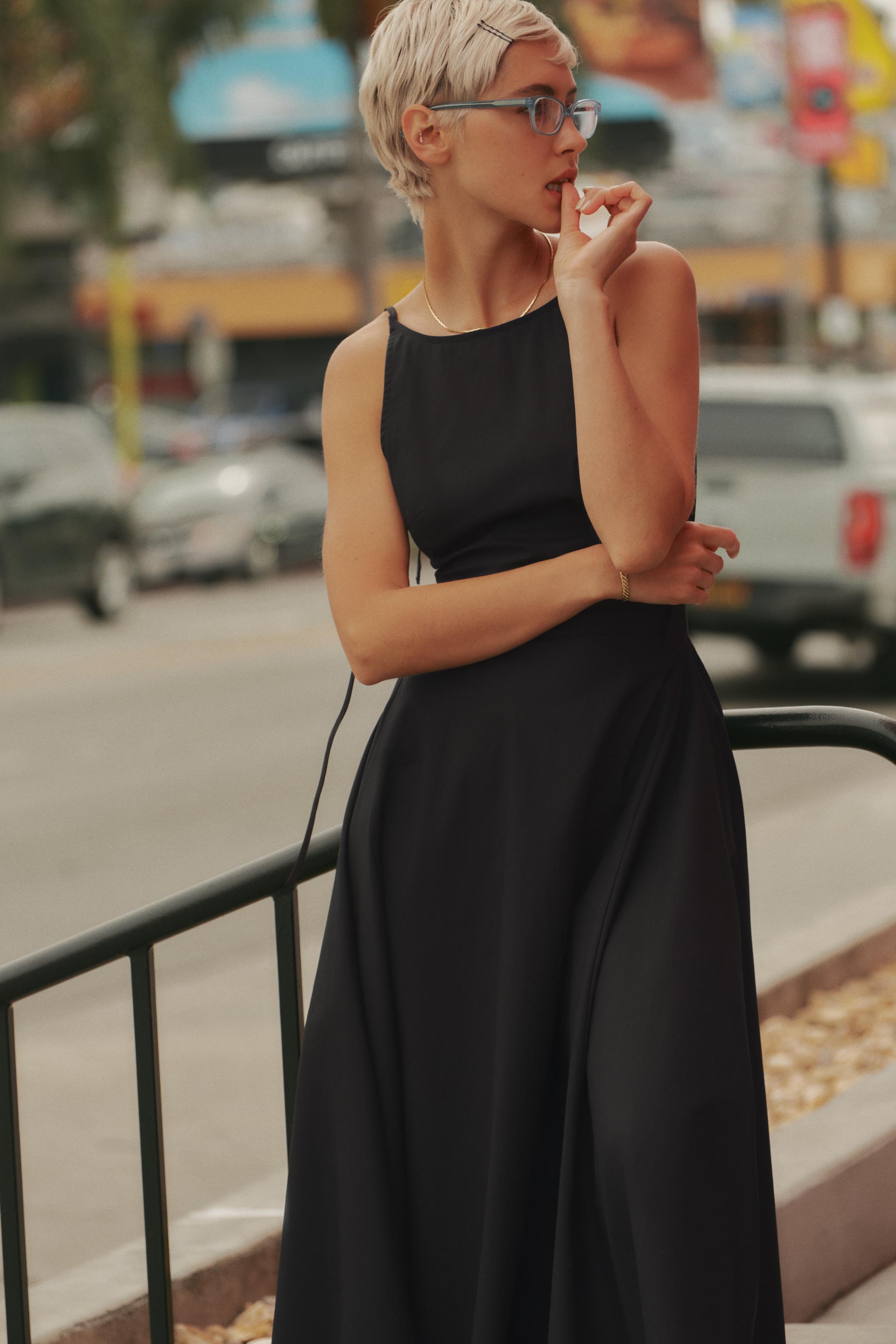 Trench Coat Midi Dress