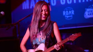 Lari Basilio performs onstage during the 3rd annual Malibu Guitar Festival at Casa Escobar on May 19, 2017 in Malibu, California.