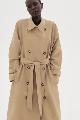 Double-Breasted Trench Coat