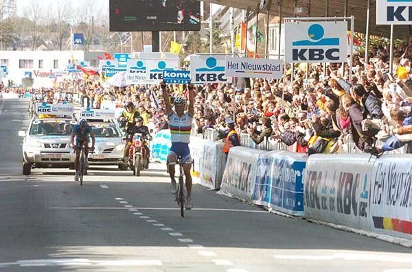 Tom Boonen (Quick.Step) wins the Tour of Flanders