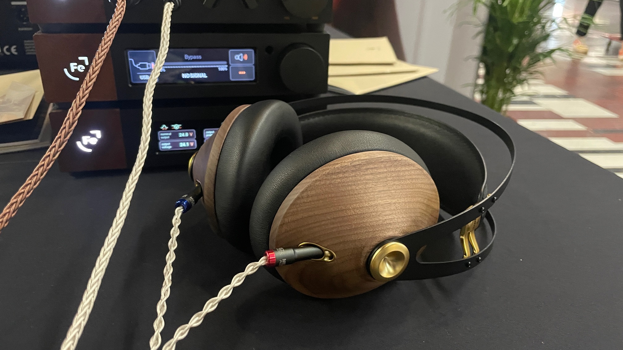 A selection of headphones TechRadar's audio editor got to try at the Paris Audio Show 2025, including options from Meze Audio, Yamaha and Audio-Technica