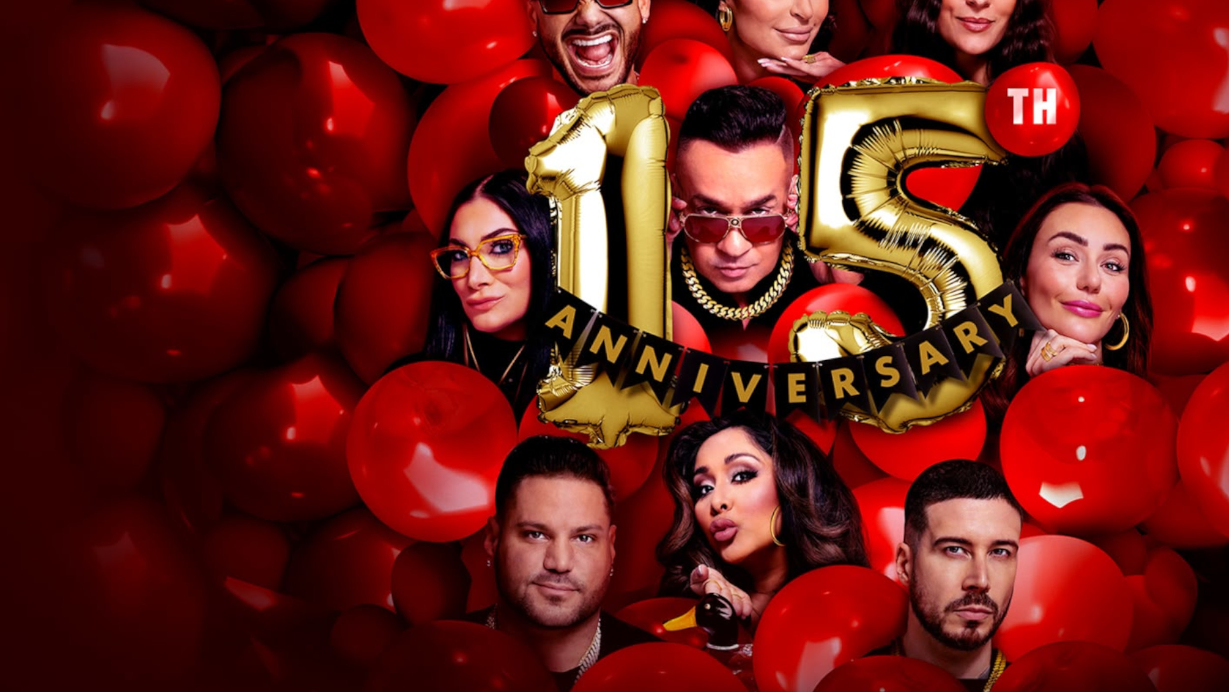The cast of Jersey Shore: Family Vacation in a promotional image for the new season