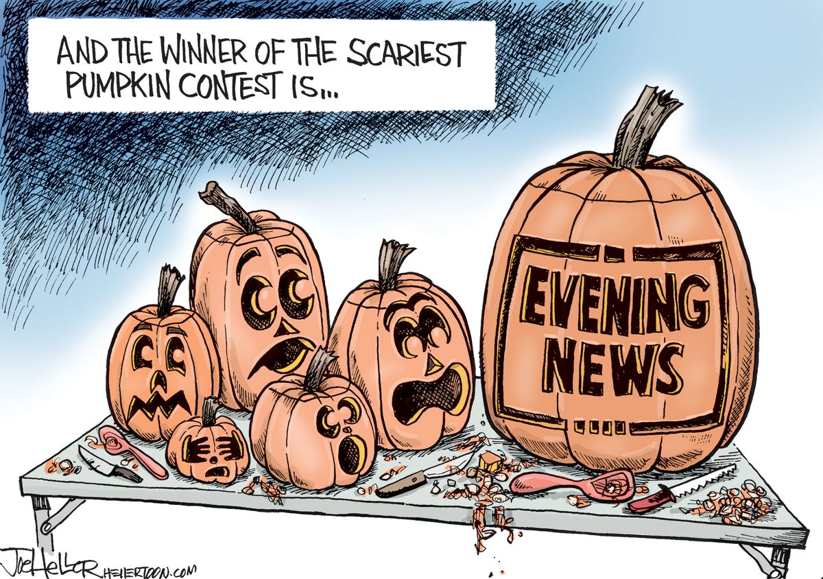 5 bitingly funny cartoons about the evening news | The Week