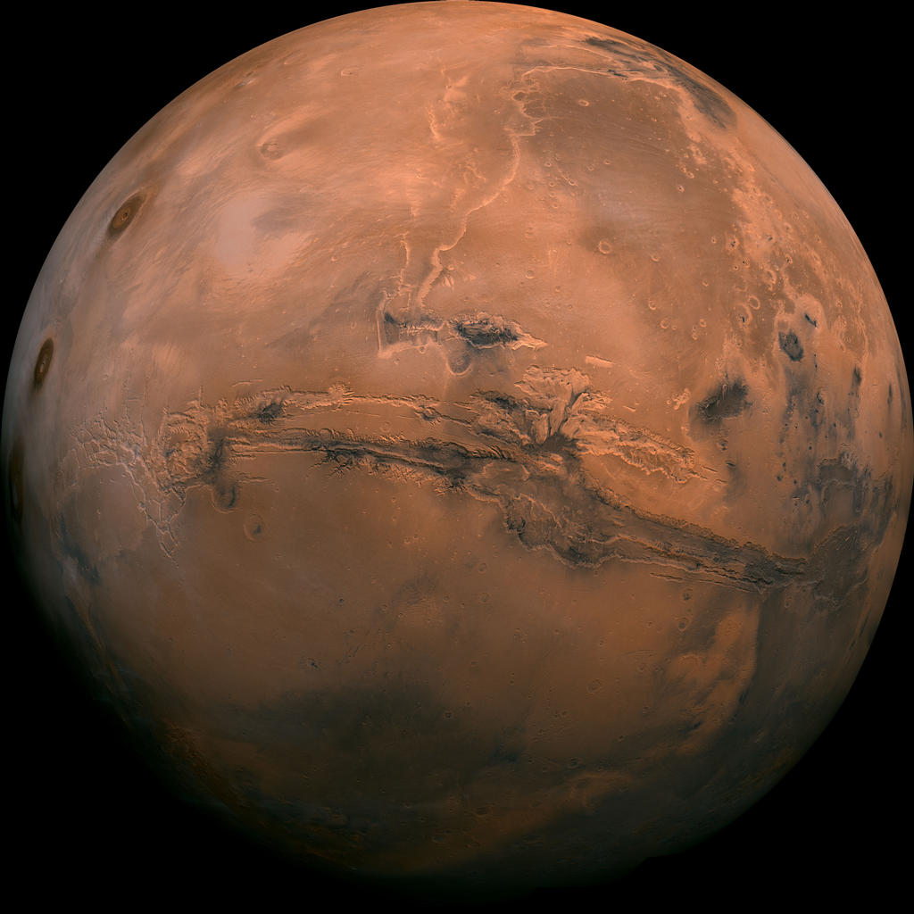 Valles Marineris hemisphere of Mars