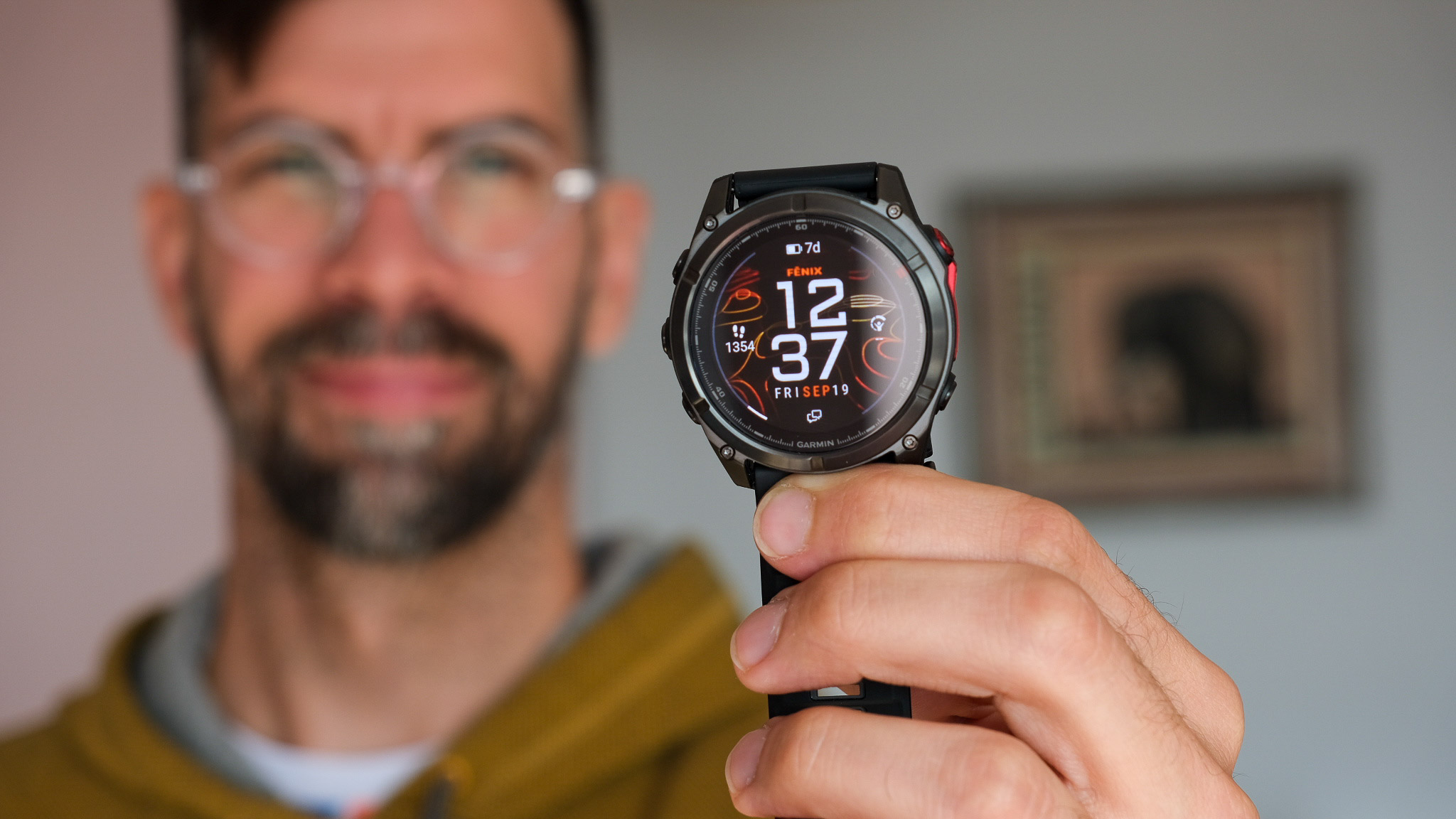 Garmin Fenix 8 Pro MicroLED in hand