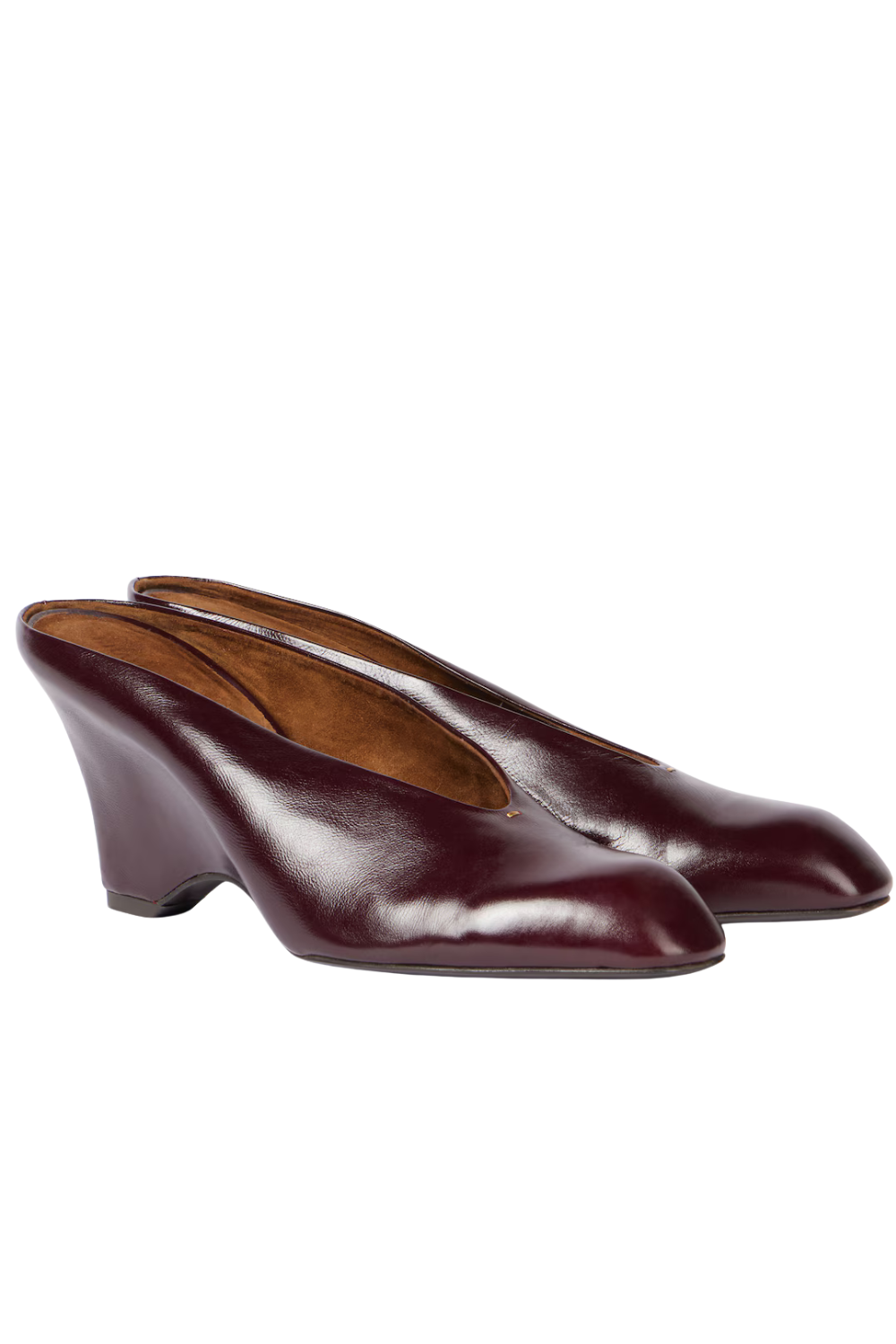 Colt 75 Leather Wedge Mules