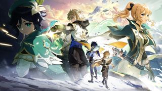 Genshin Impact 5.7 codes - Promo art with Mondstadt characters