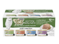 Fancy Feast Gourmet Naturals Pate Variety Pack Canned Cat Food 12-pack RRP: $20.00 | Now: $11.39 | Save: $8.61 (43%)