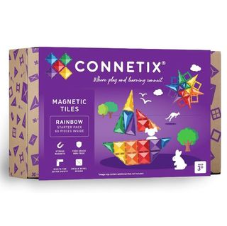 Connetix Rainbow Starter Pack, 60 Pieces