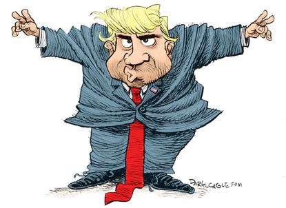 Political Cartoon U.S. Trump Nixon Russia FBI Comey Watergate