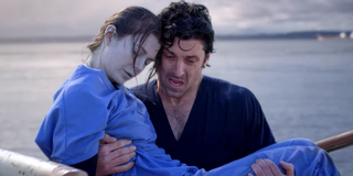 Grey's Anatomy Derek pulls unconscious Meredith out of the water