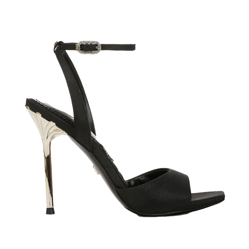 black sam edelman peep toe heels
