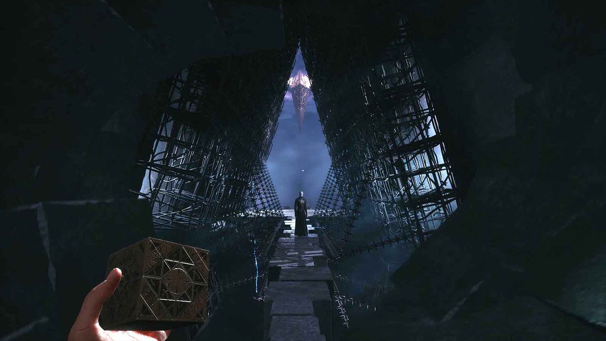 Screens from a horror game