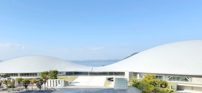 white and ethereal architecture work by New Kagawa Sports Arena, Japan, (c)SANAA / Kazuyo Sejima and Ryue Nishizawa