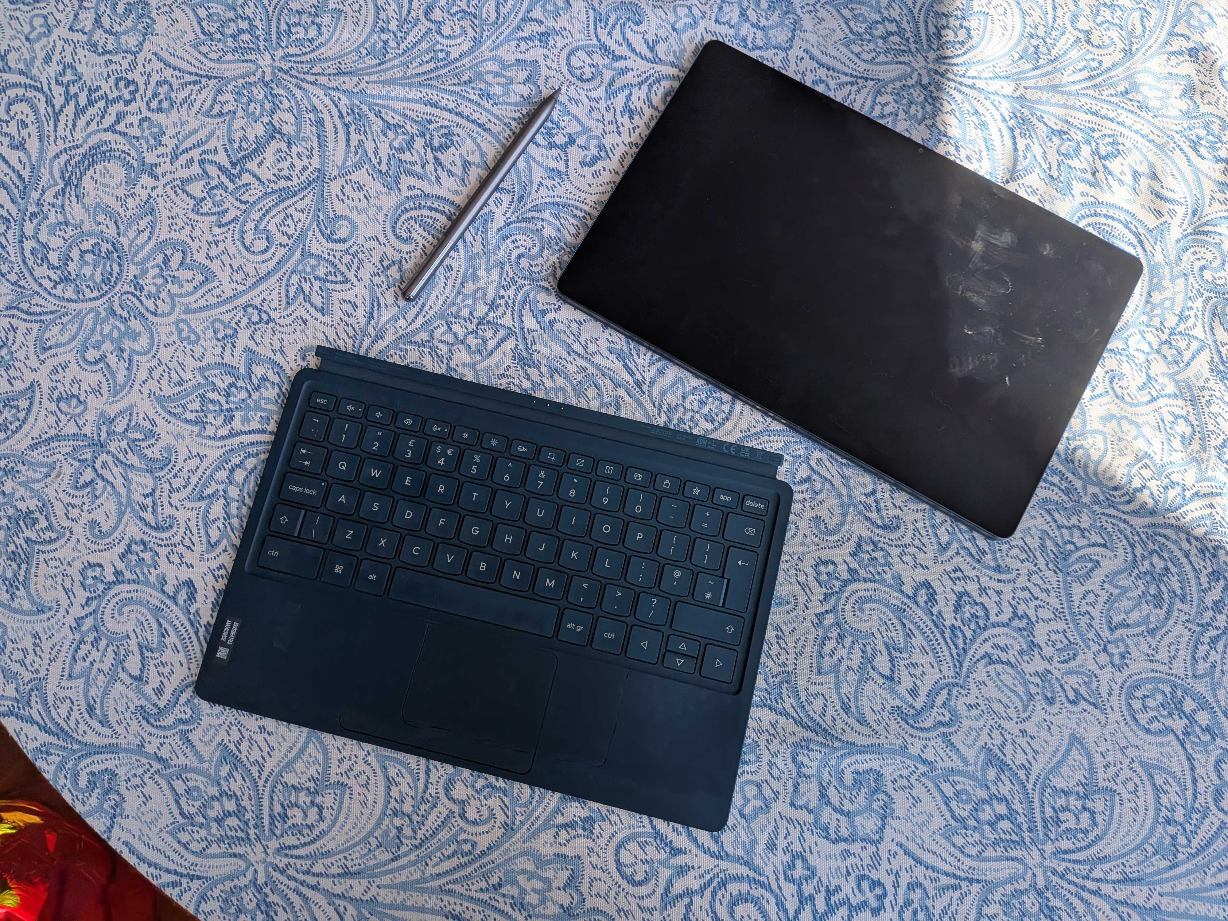 A Lenovo Yoga Tab Plus on a table