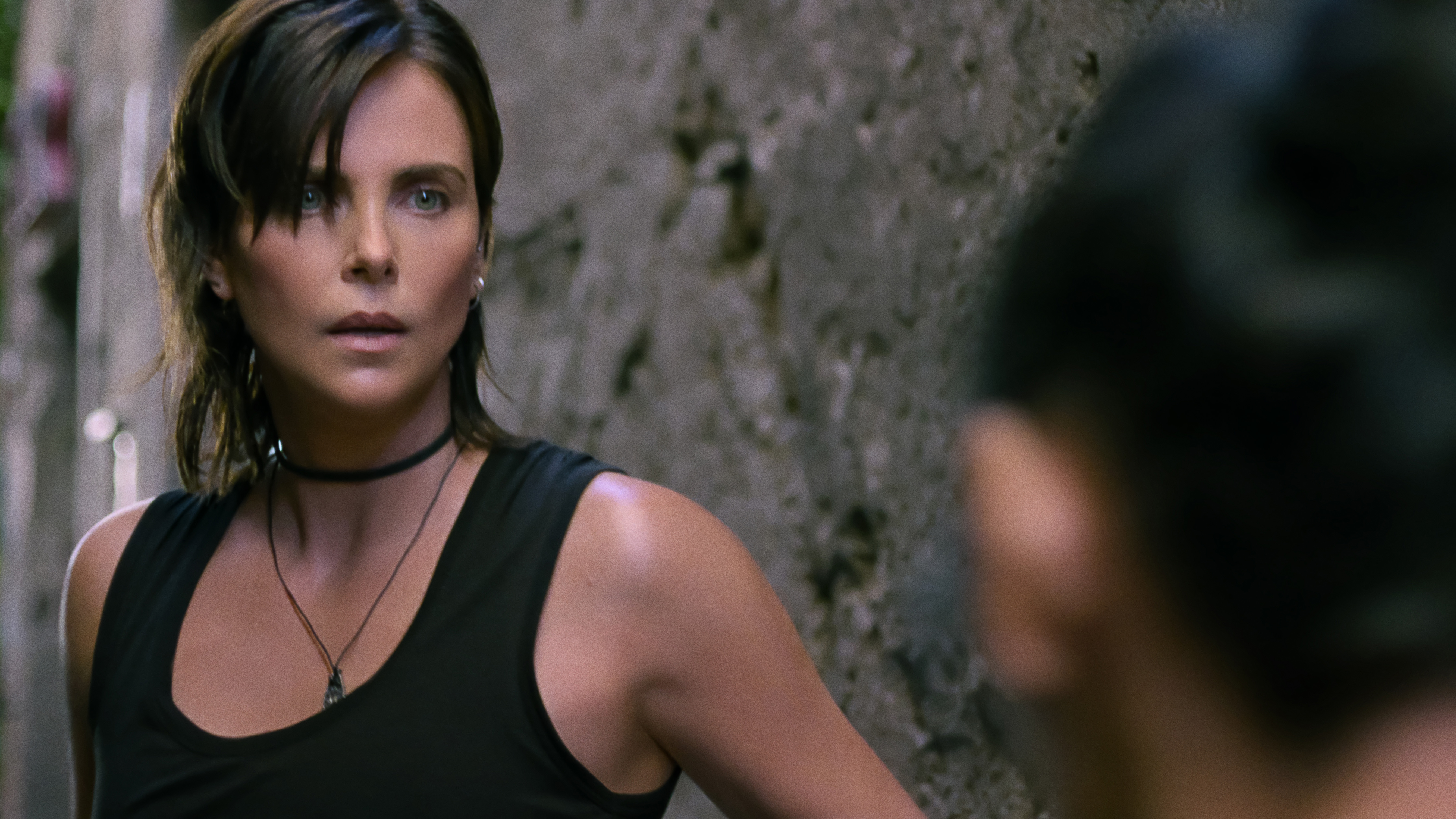 Charlize Theron as Andy in The Old Guard 2.
