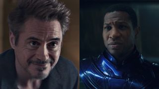 Robert Downey Jr. and Jonathan Majors