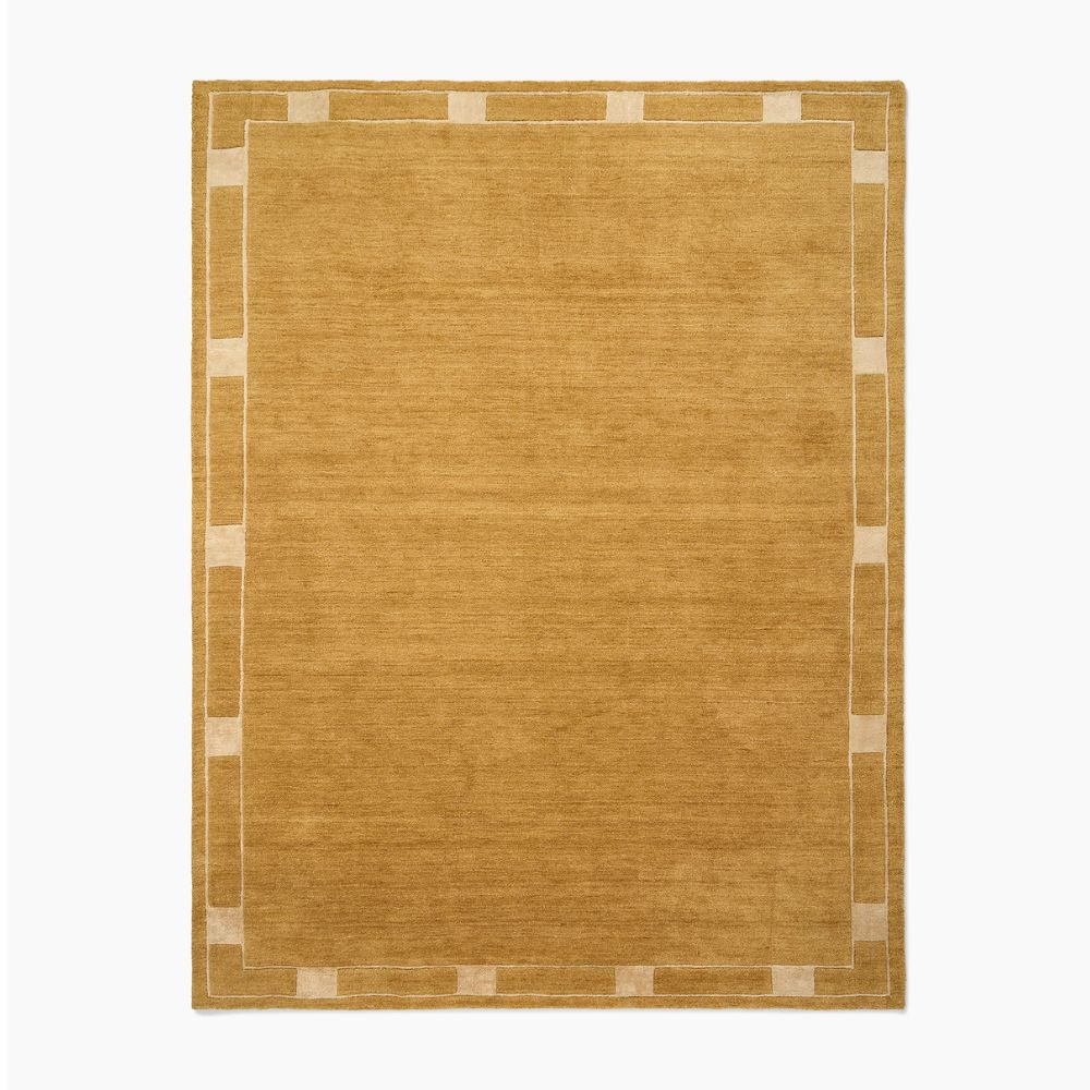 Pierce &amp;amp; Ward Deco Border Handwoven Wool Rug