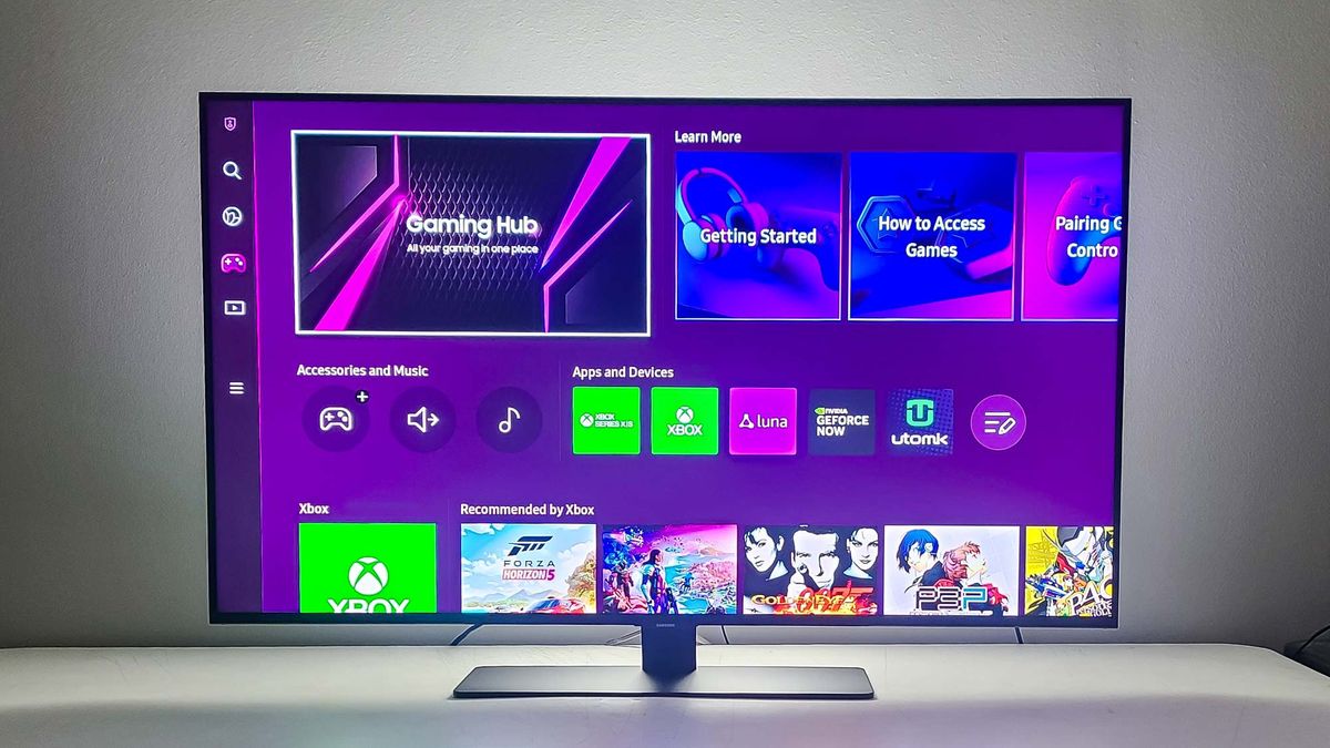 Samsung Q80B QLED TV menu