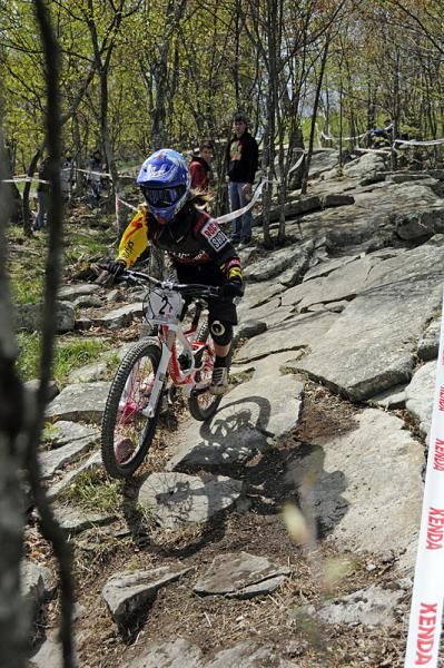 Lauren Daney racing at the Massanutten Yee Ha!