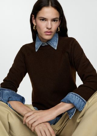 Fine-Knit Wool-Blend Sweater - Women | Mango Usa