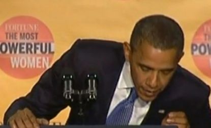 Obama podium