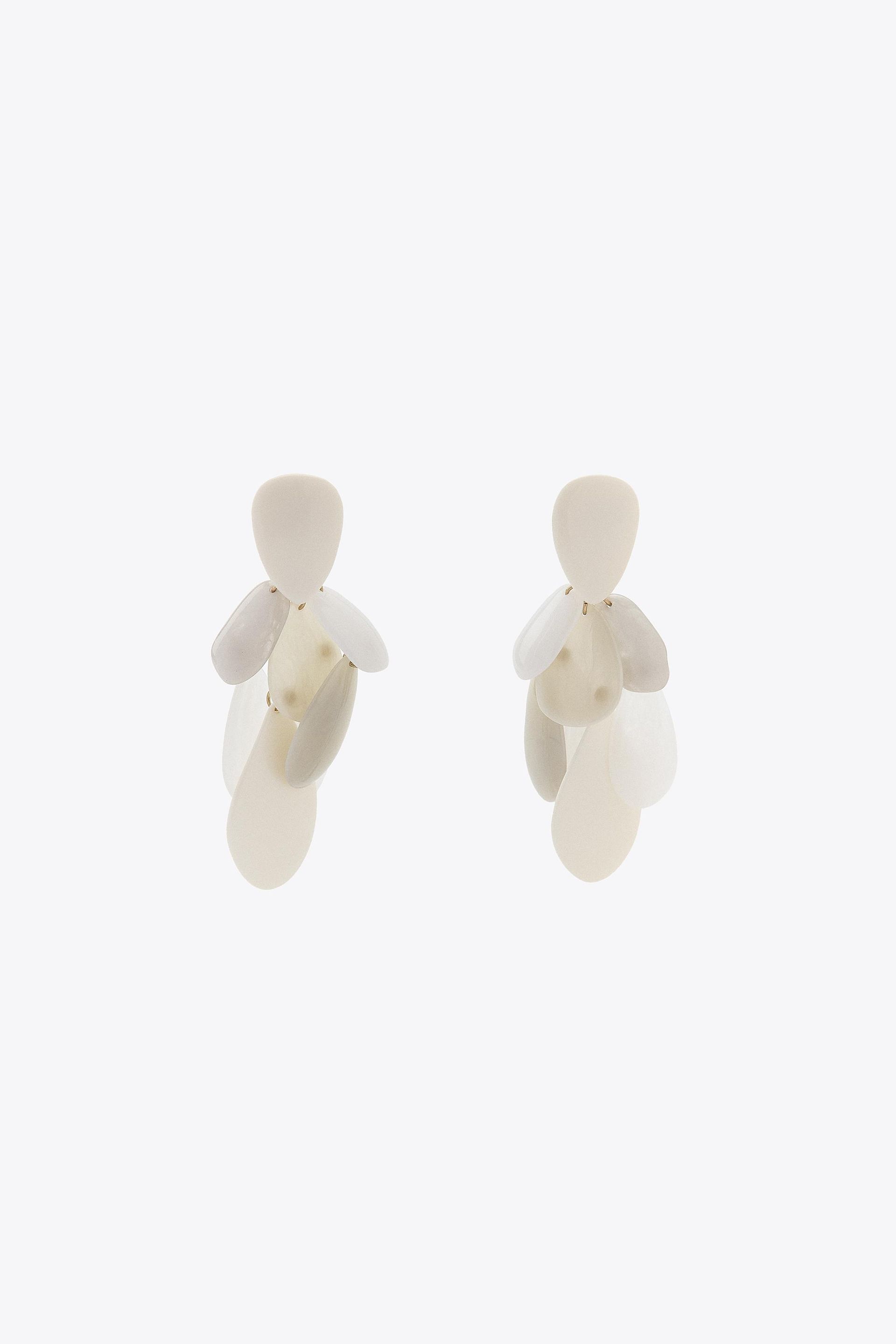ZARA Resin Piece Earrings