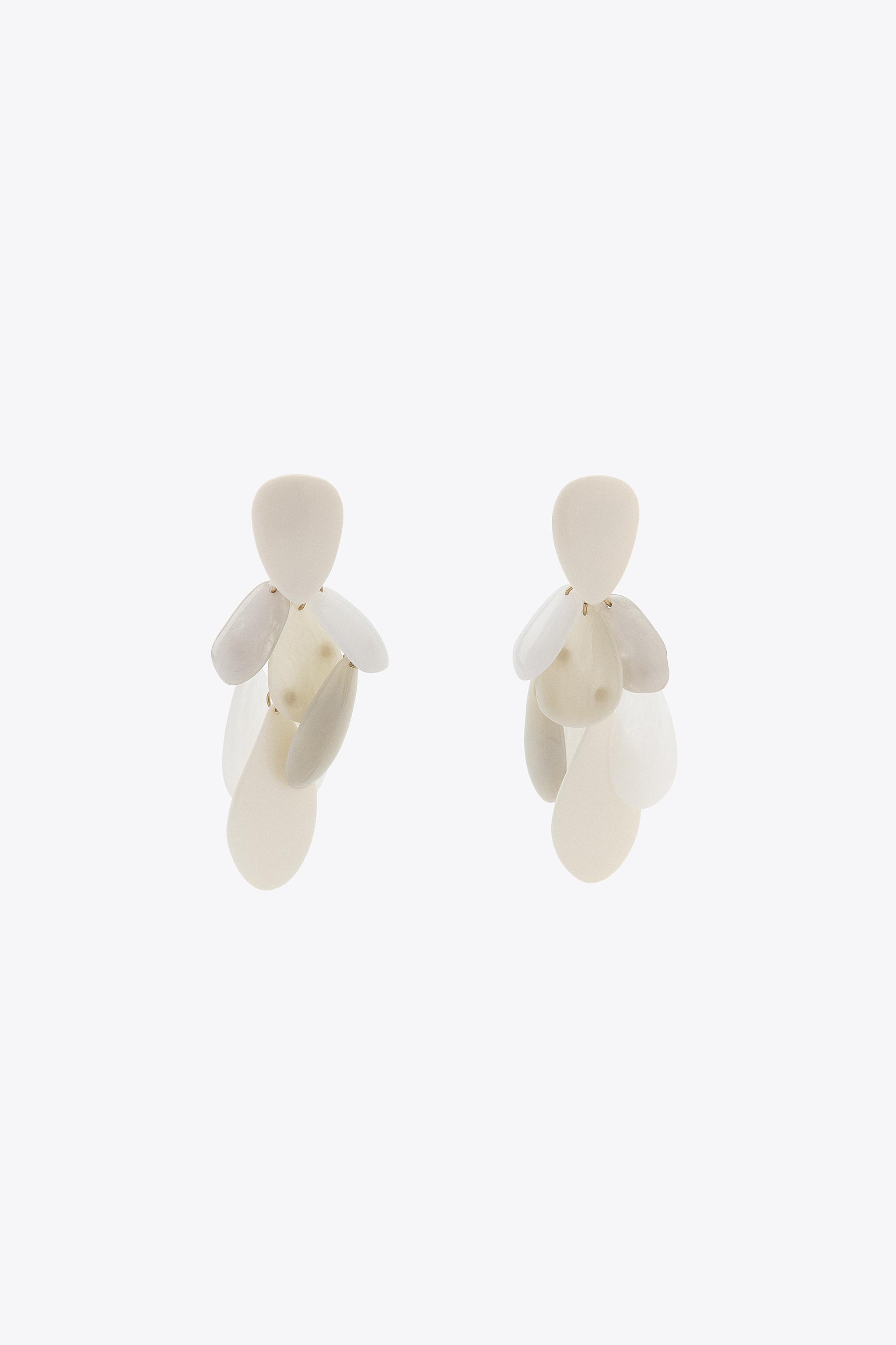 ZARA Resin Piece Earrings
