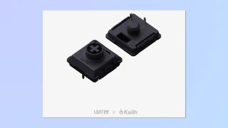 Lofree x Kailh switches on a blue background