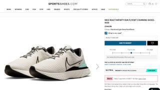 SportsShoes.com screenshot