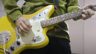 Johnny Marr perform "Spirit Power and Soul" live from his album 'Fever Dreams Pts 1-4' using his signature model Fender Jaguar
