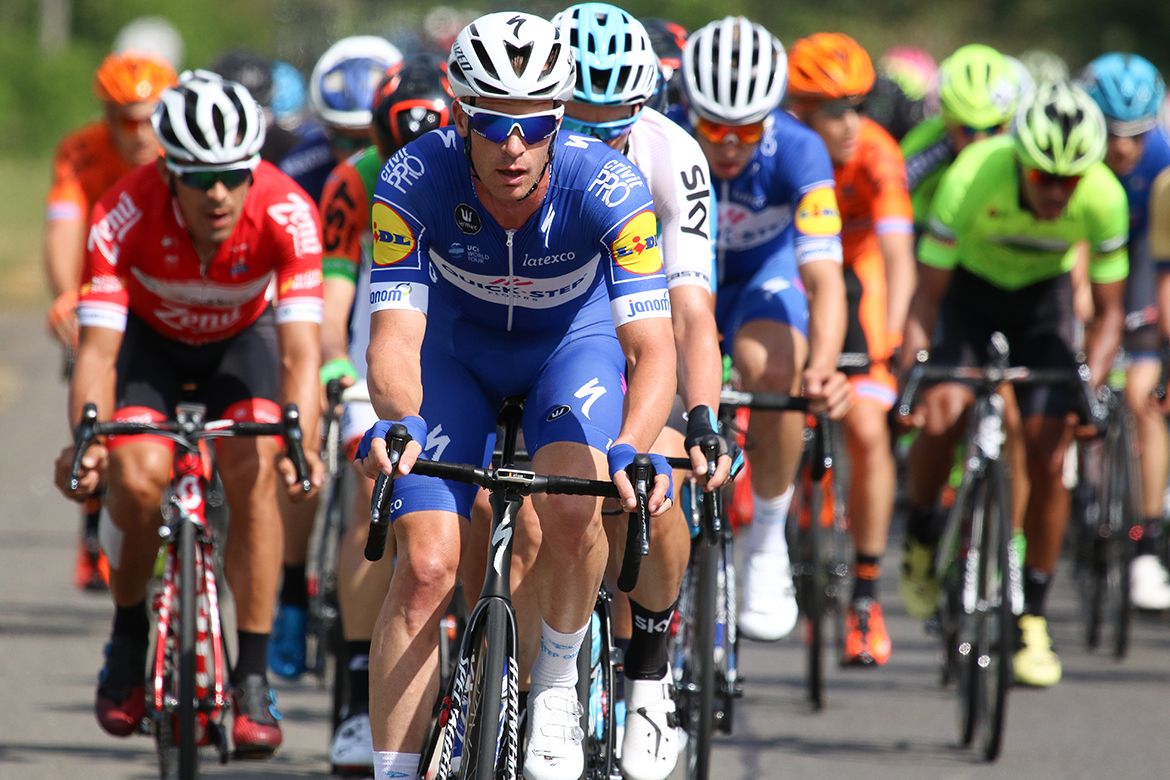 Iljo Keisse in his usual spot