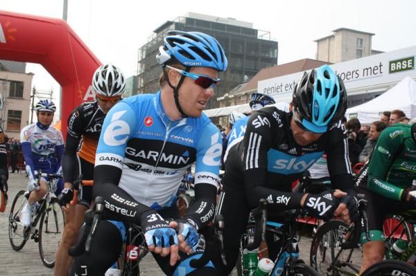Tyler Farrar and Jeremy Hunt