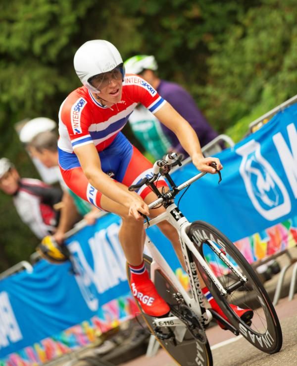 Oskar Svendsen (Norway) on his world title winning ride in 2012