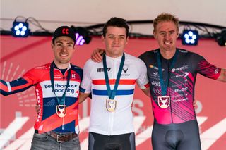 Image shows the winners of the King's Cup Gravel races