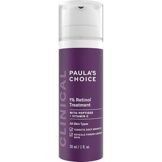 Paula's Choice Clinical 1% Retinol Treatment Cream With Peptides, Vitamin C & Licorice Extract, Anti-Aging & Wrinkles, 1 Ounce