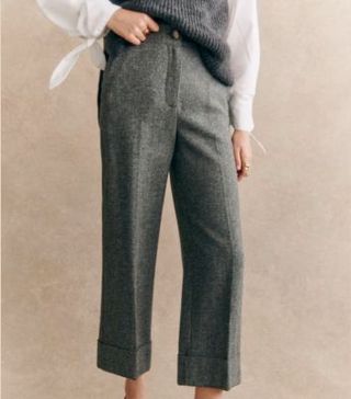 Image of grey trousers