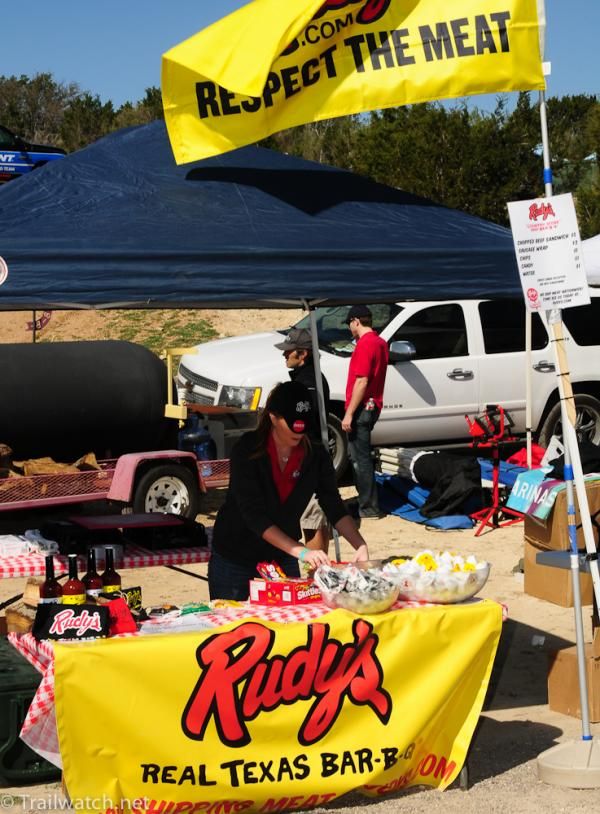 There was plenty of Texas B-B-Q to go around today