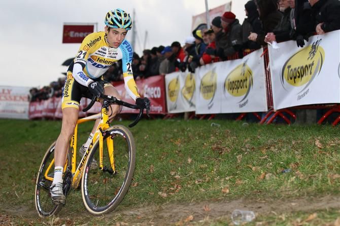 Mathieu van der Poel wasn't the only young rider to make his mark at Scheldecross. Wout Van Aert (Telenet-Fidea) placed 7th.
