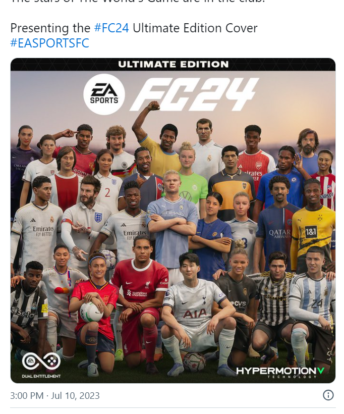 EA Sports FC 24 new trailer and Ultimate Edition cover revealed