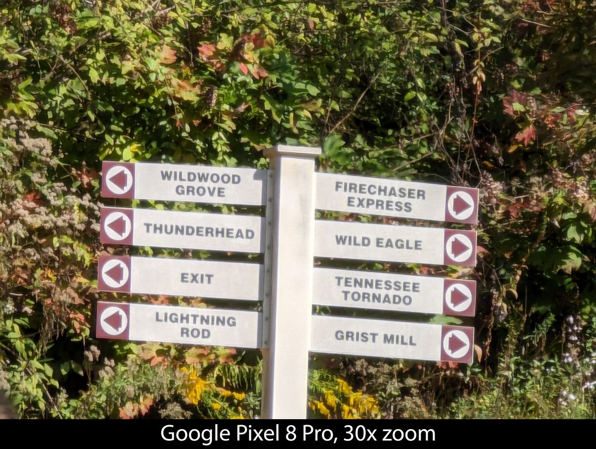 Camera samples from the Google Pixel 8 Pro's telephoto camera